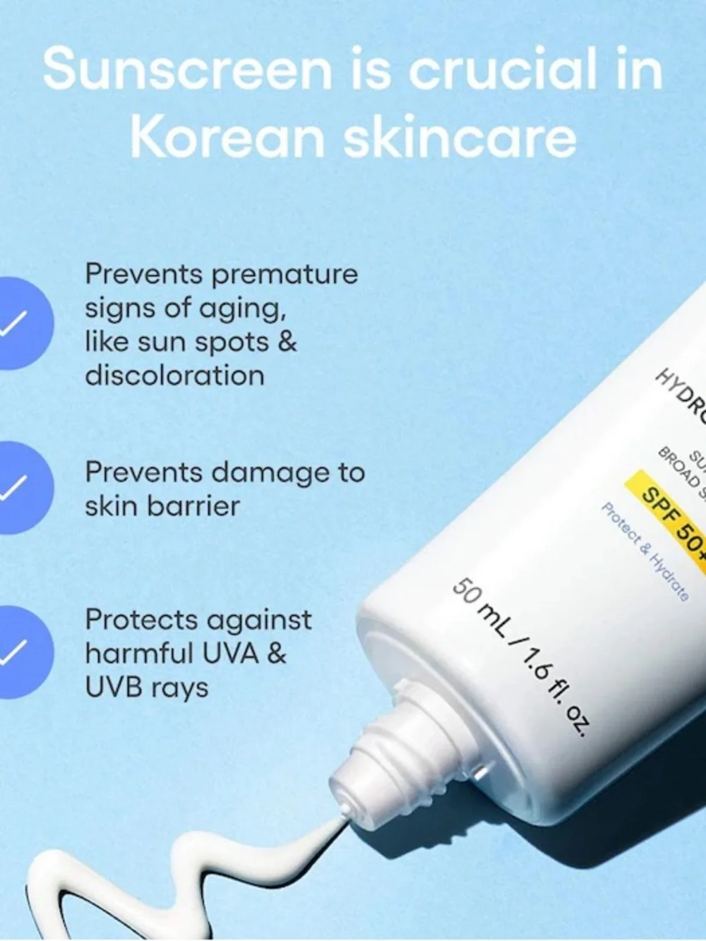 Laneige Hydro UV Defense Sunscreen Broad Spectrum  SPF 50+ NIB